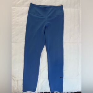 Nike Blue Athletic Leggings High Waist
